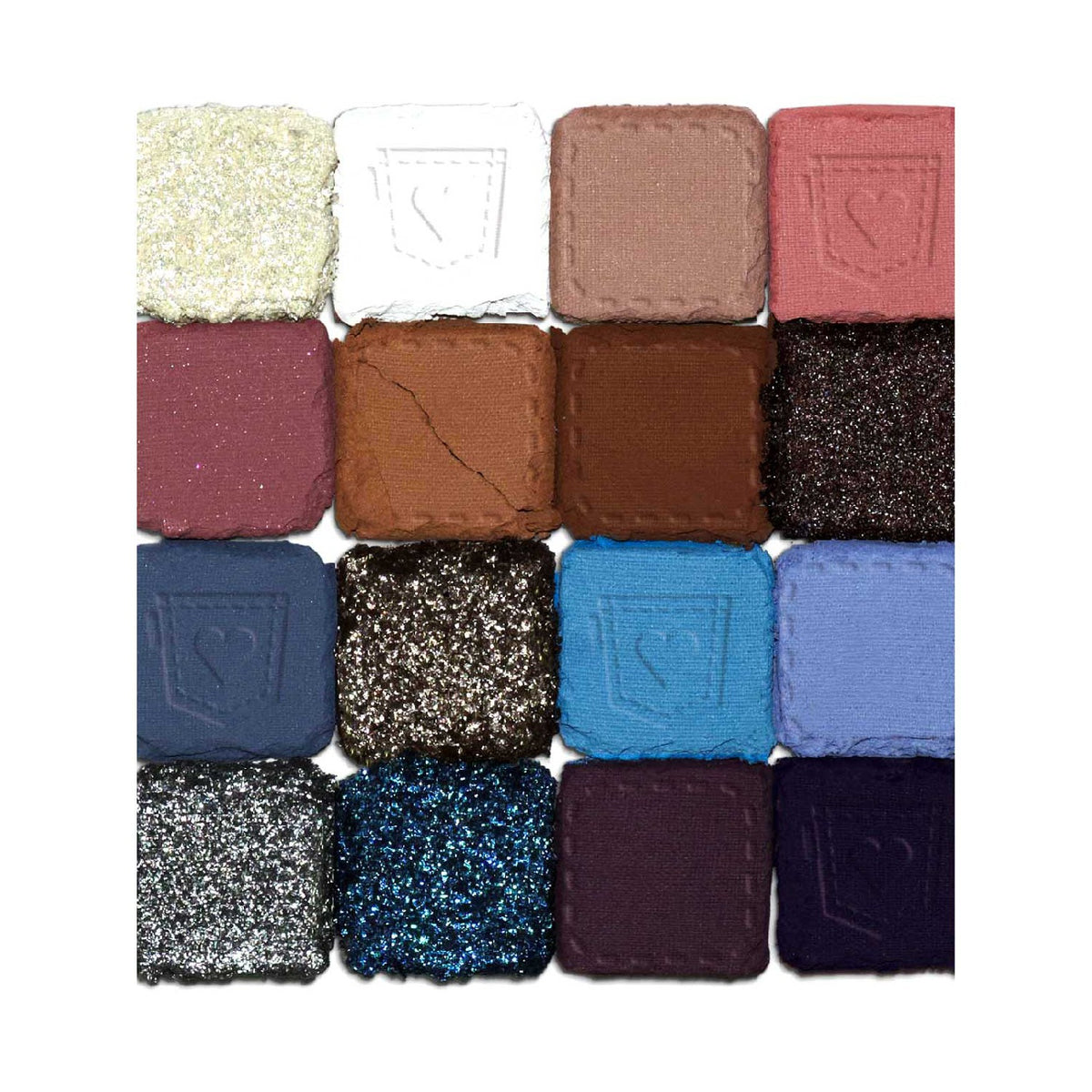NYX Professional Makeup Ultimate Shadow Palette Vegan 16-Pan - Vintage Jean Baby - 50 ml
