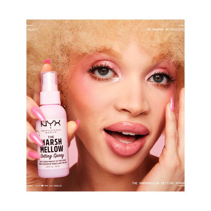 NYX Professional Makeup Setting Spray, Marshmellow Matte Setting Spray, Up to 16H Wear, - 60 ml