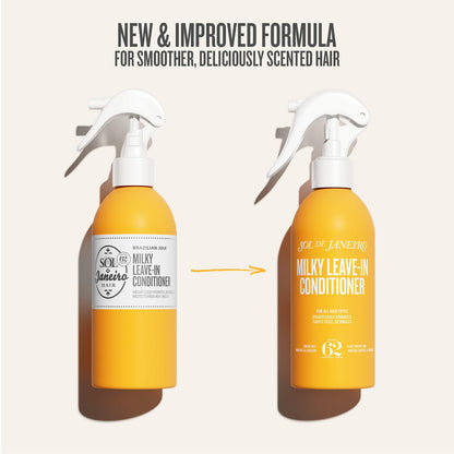 Sol de Janeiro Milky Leave-In Conditioning Spray for Smoothing Split Ends and Frizz - 200 ml