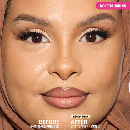 Huda Beauty Easy Bake Airbrush Matte Pressed Setting Powder - Banana Bread