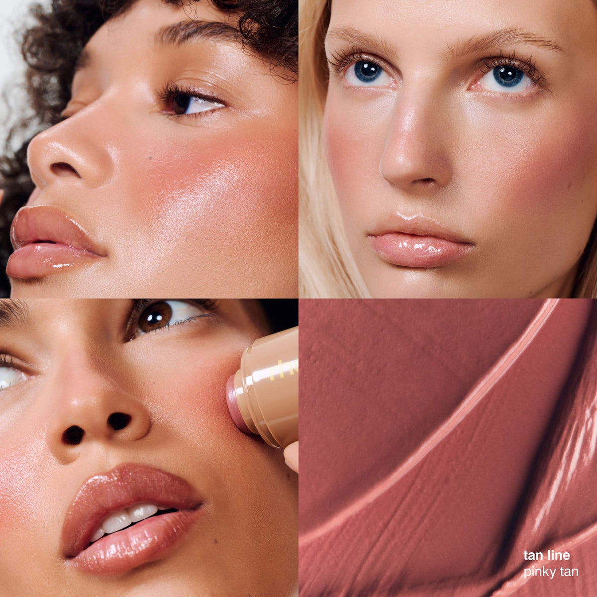 Rhode Pocket Blush Buildable Hydrating Cream Blush - Tan Line - pinky tan