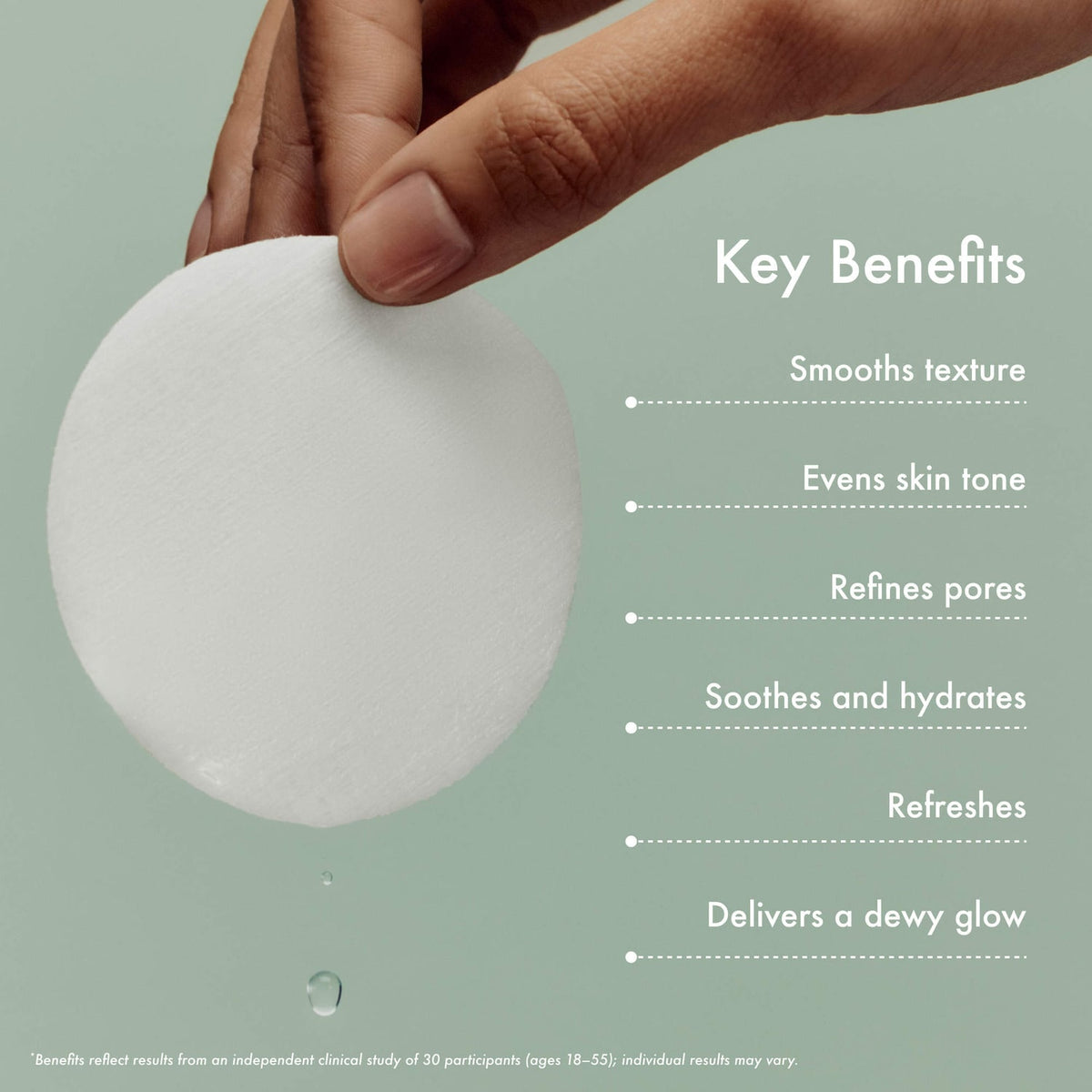 Summer Fridays Gentle Reset Daily Exfoliating Pads to Smooth + Minimize Pores with AHAs - 30 discos