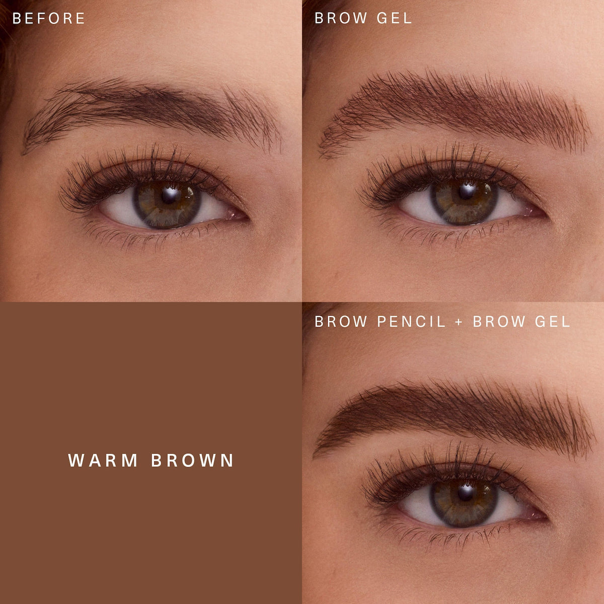 Rare Beauty by Selena Gomez Brow Harmony Flexible Lifting and Laminating Eyebrow Gel - Warm Brown