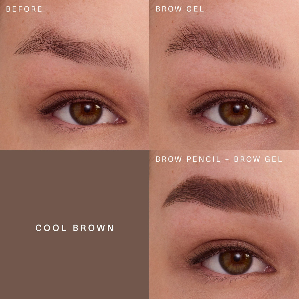 Rare Beauty by Selena Gomez Brow Harmony Flexible Lifting and Laminating Eyebrow Gel - Cool Brown
