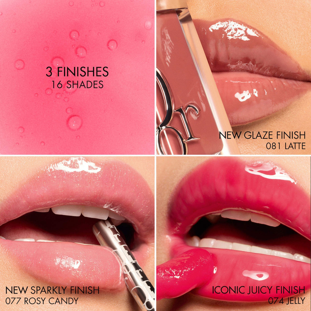 DIOR Lip Glow Oil Hydrating High-Shine Gloss - 046 Cranberry