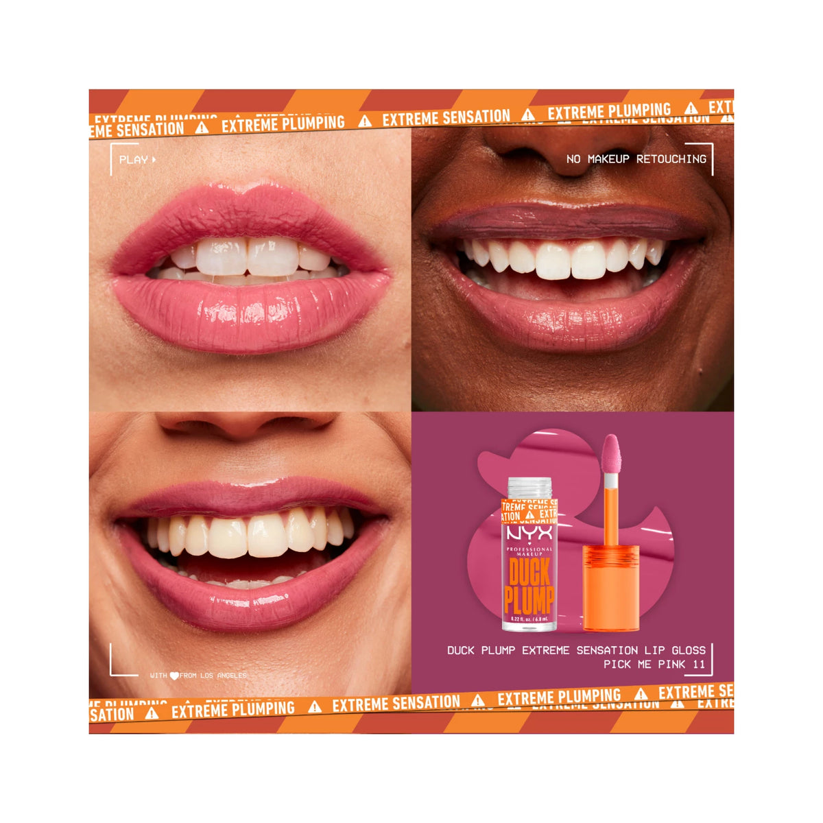 NYX Professional Makeup Duck Plump Lip Clear Plumping Gloss
