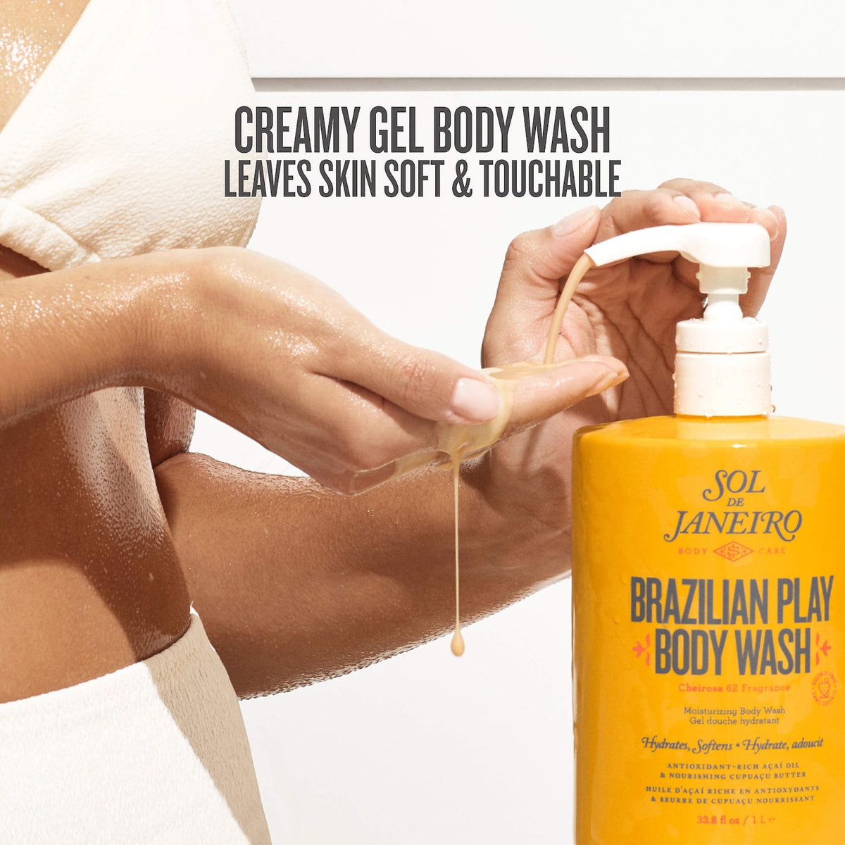 Sol de Janeiro Brazilian Play Moisturizing Shower Cream-Gel - 1 l