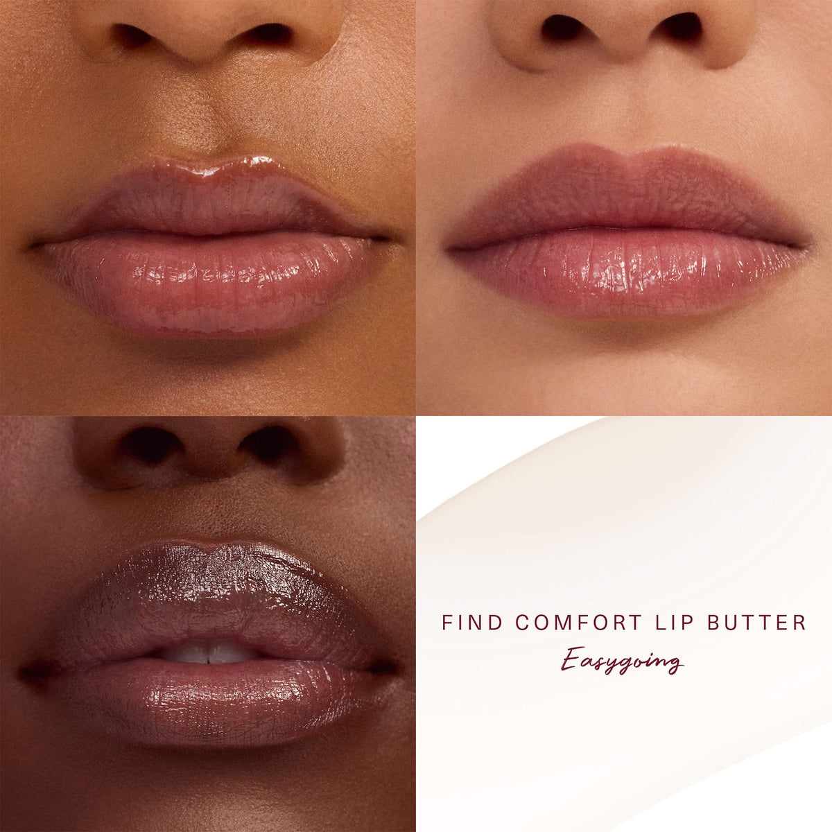 Rare Beauty by Selena Gomez Find Comfort Lip Butter Balm + Overnight Mask with Hyaluronic Acid Butter - Easygoing
