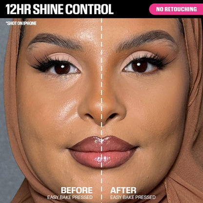Huda Beauty Easy Bake Airbrush Matte Pressed Setting Powder - Sugar Cookie Translucent