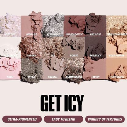 Huda Beauty Icy Nude Eyeshadow Palette - 16,1 g