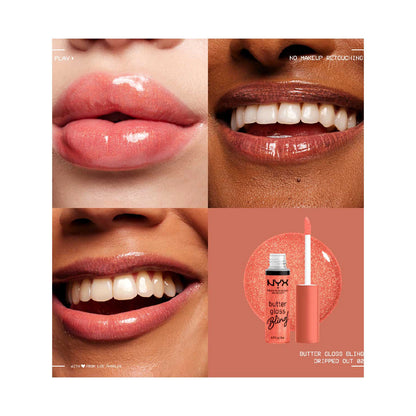 NYX Buttermelt Blush Getting Butta 5g & Buttergloss Bling Gloss Dripped Out 8ml Duo