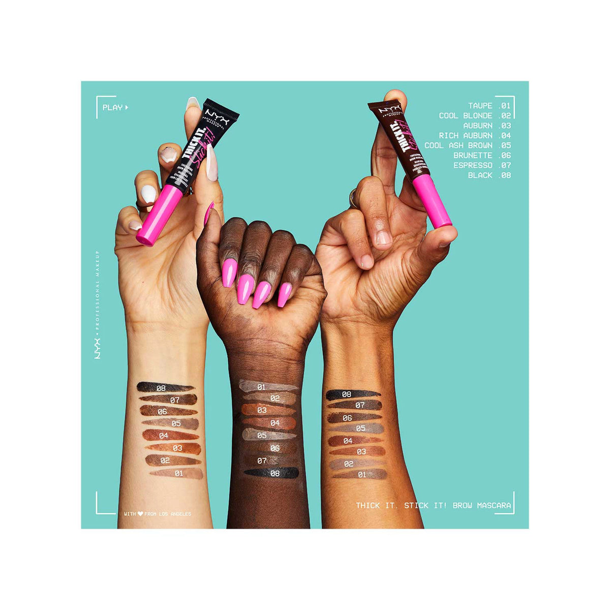 NYX Professional Makeup Thick It. Stick It! Brow Mascara
