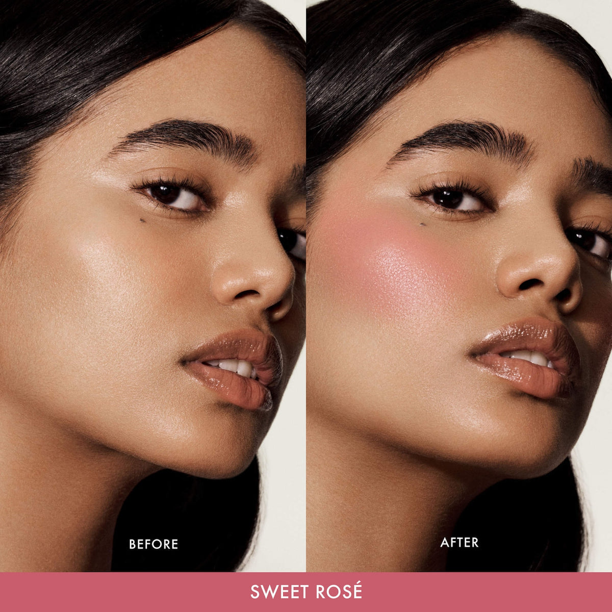 Summer Fridays Blush Butter Balm Hydrating Cream Blush with Peptides - Sweet Rosé - cool baby pink