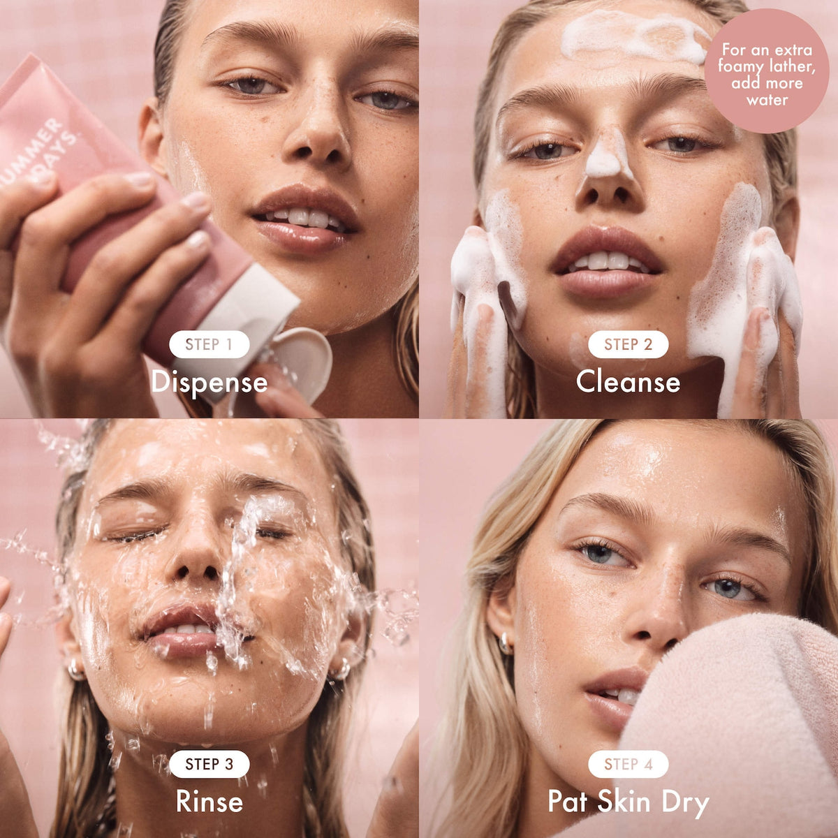 Summer Fridays Pink Dew Gel Cleanser - 50 ml