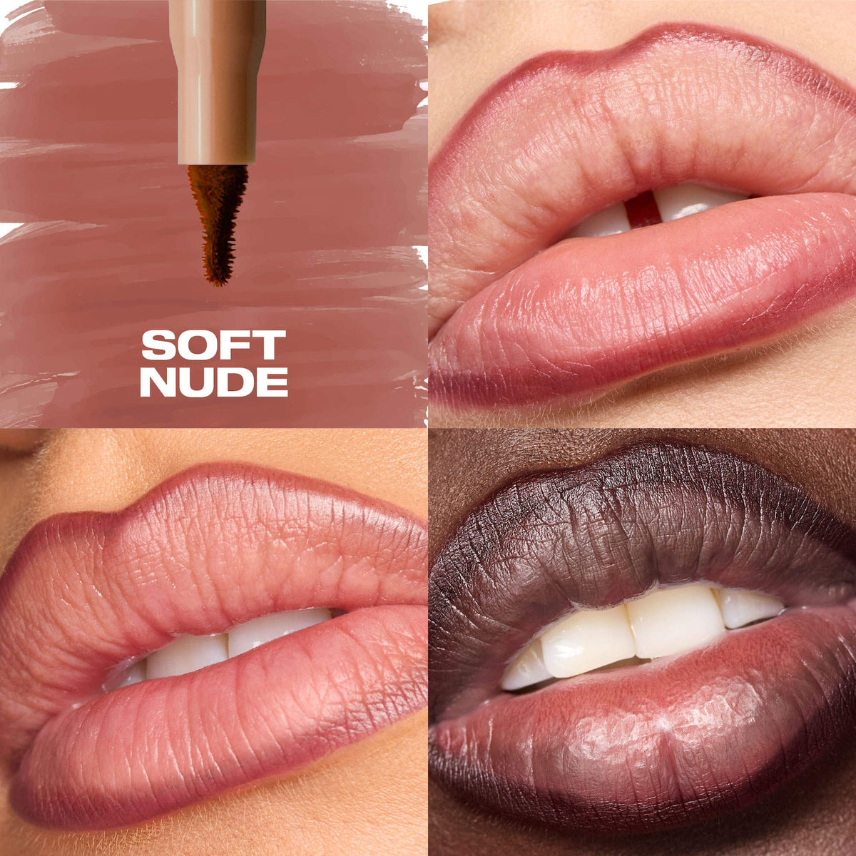 Huda Beauty Kiss Me Lip Contour Stain and Lip Jelly Gift Set - Pink Nude