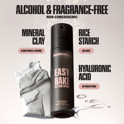 Huda Beauty Easy Bake Blurring Setting Spray with 16-Hour Wear - 30 ml