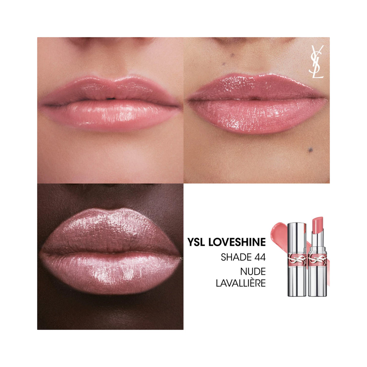 YSL Mascara Volume Effect Faux Cils + Mini YSL Loveshine 44 Set - 7 ml