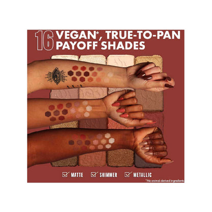 NYX Professional Makeup Ultimate Shadow Palette Vegan 16-Pan - Warm Neutrals - 75 ml