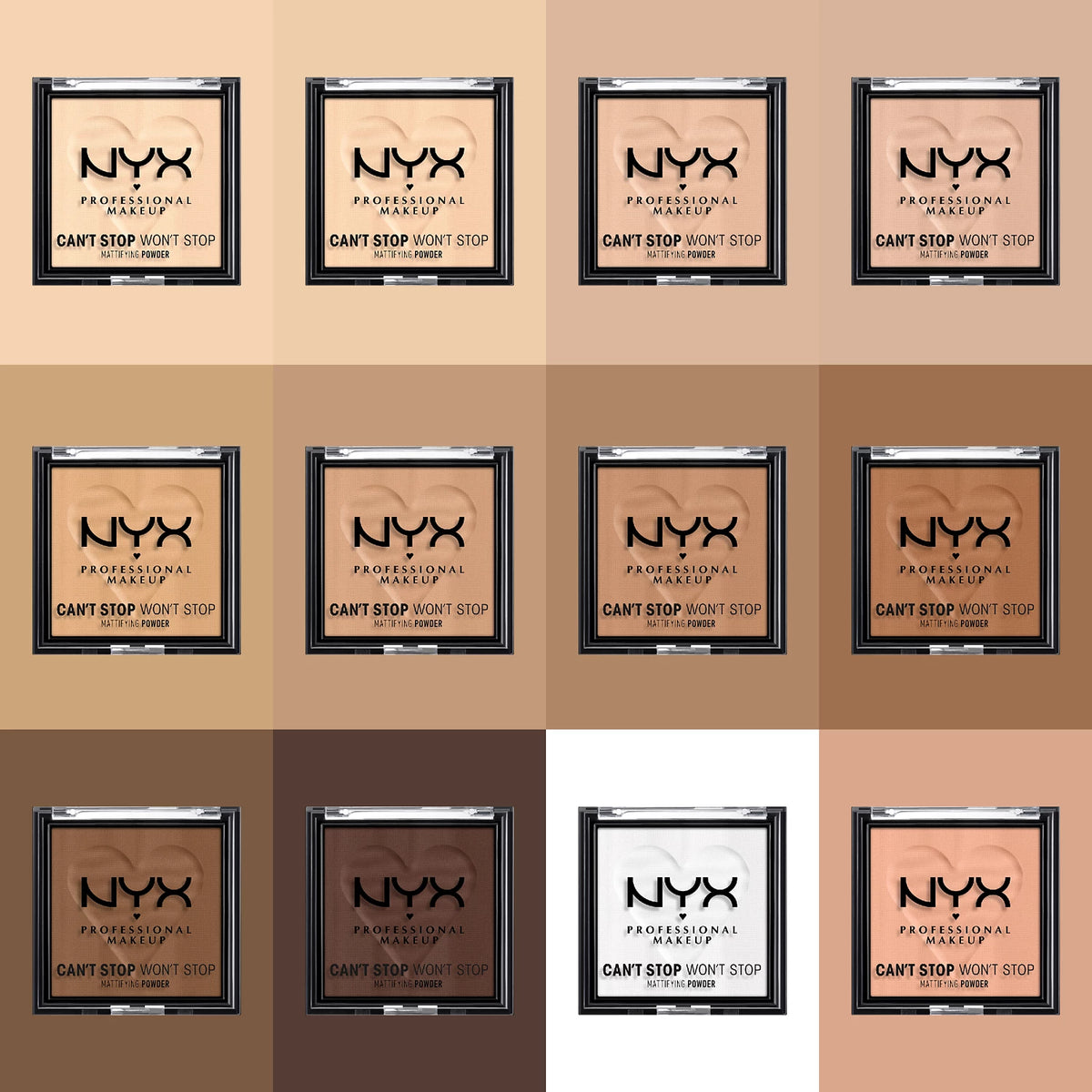 NYX Professional Makeup Can't Stop Won't Stop Mattifying Lightweight Powder