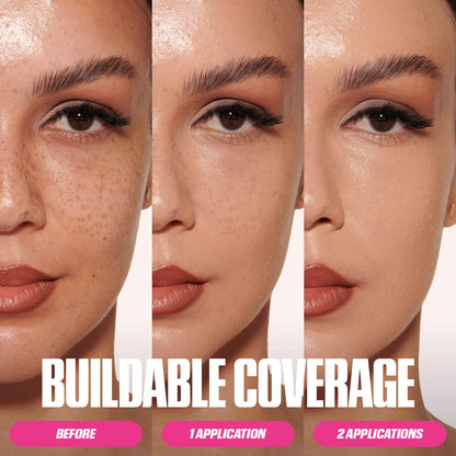 Huda Beauty Easy Blur Natural Airbrush Foundation with Niacinamide - Chocolate Swirl 570W
