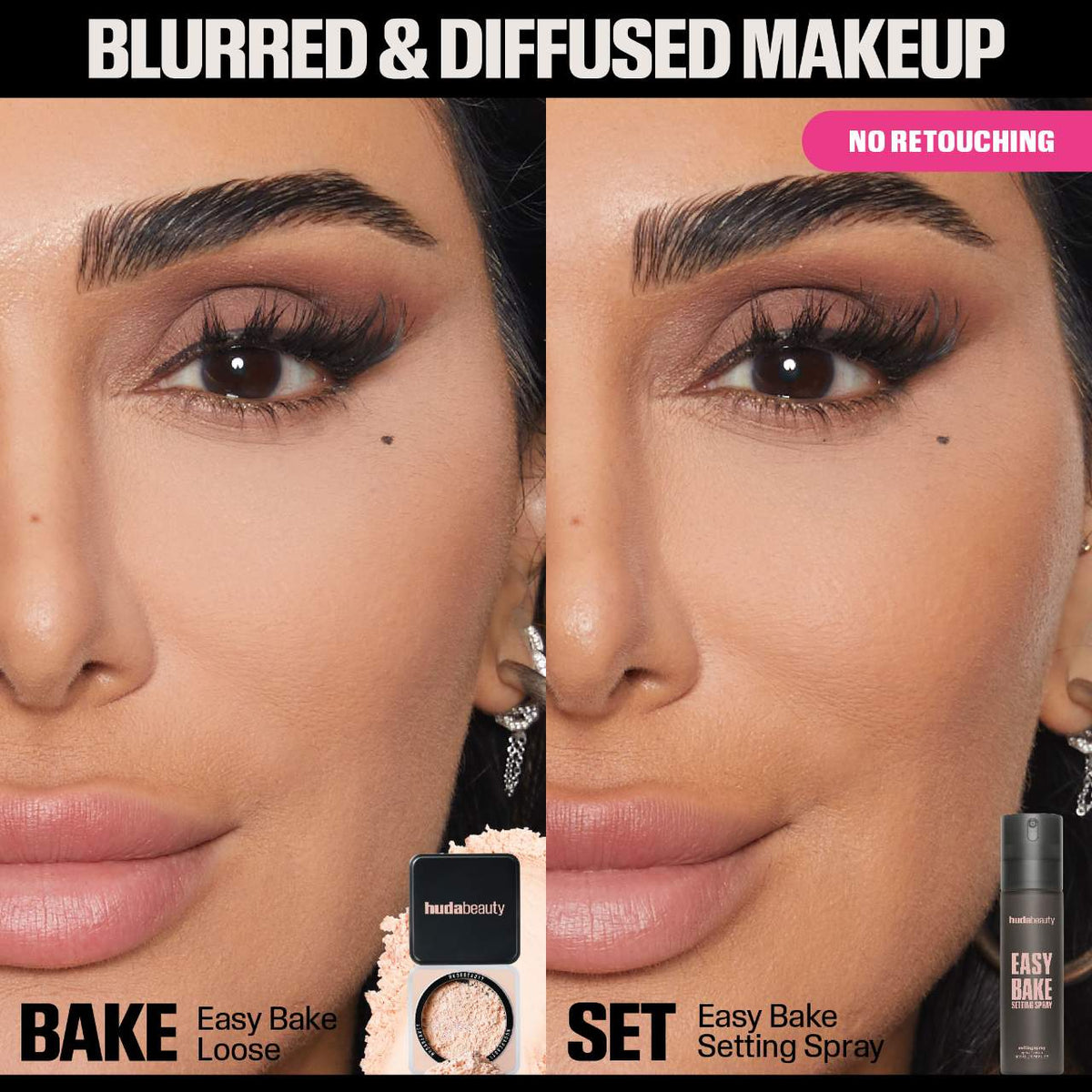 Huda Beauty Easy Bake Blurring Setting Spray with 16-Hour Wear - 30 ml