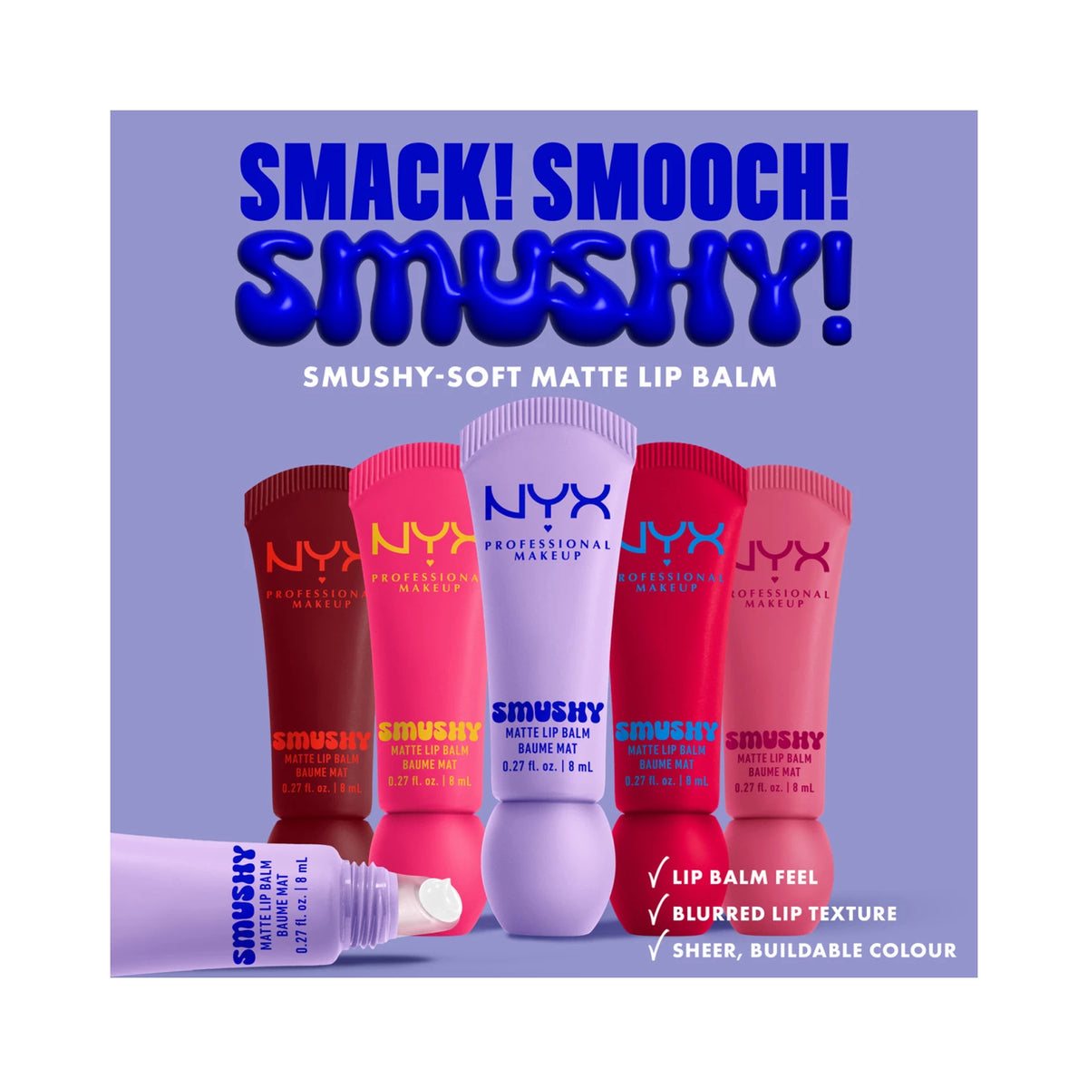 NYX Professional Makeup Smushy Matte Lip Balm
