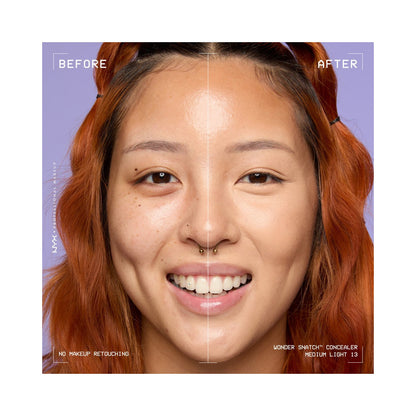 NYX Professional Makeup Wonder Snatch Concealer, Liquid Concealer, Up to 24h Hydration, Waterproof Wear