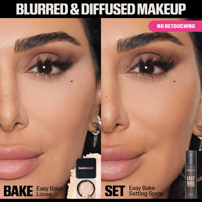Huda Beauty Easy Bake Blurring Setting Spray with 16-Hour Wear - 100 ml