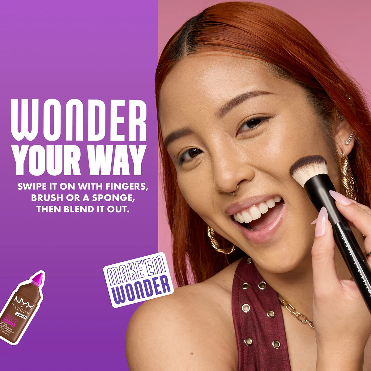 NYX Professional Makeup Make EM Wonder 24H Soft Matte Foundation