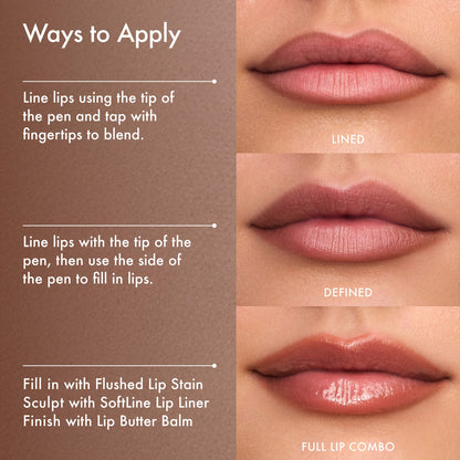 Summer Fridays Flushed Lip Stain 12HR Long-Lasting Lip Tint