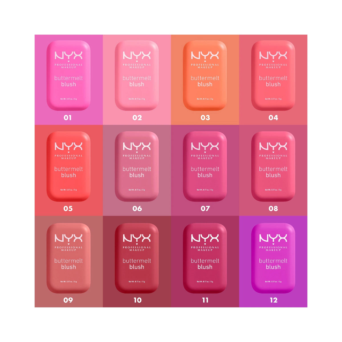 NYX Professional Makeup Buttermelt Blush