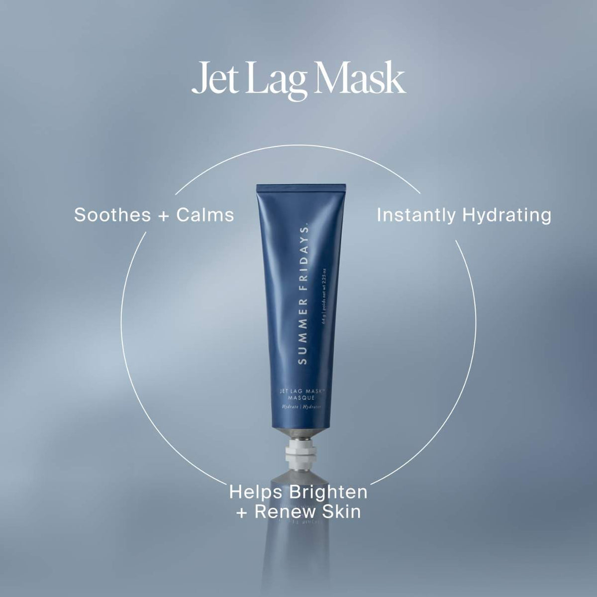 Summer Fridays Jet Lag Mask + Moisturizer Deep Hydration Treatment with Ceramides - 28 g