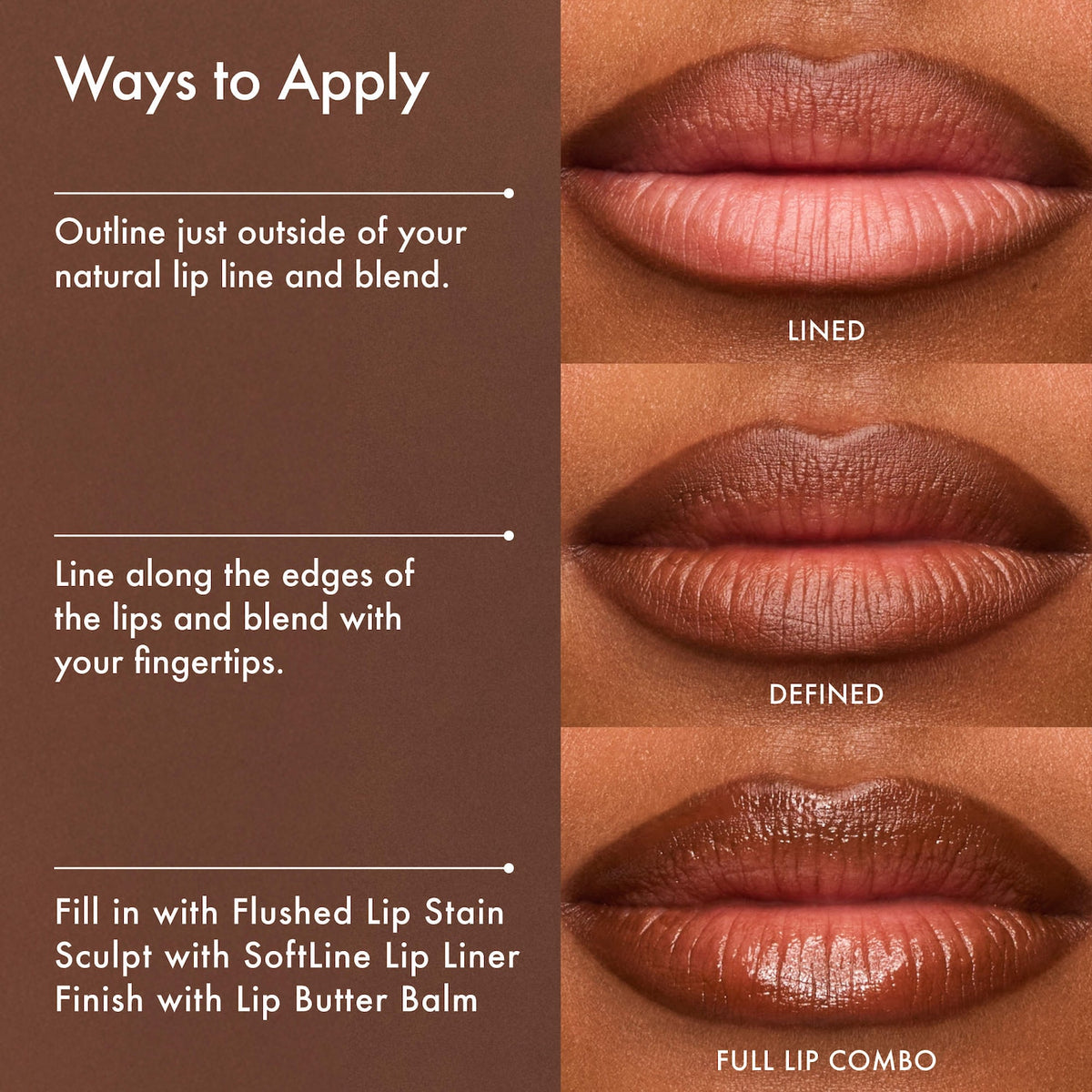 Summer Fridays SoftLine Lip Liner Creamy Sculpting Lip Pencil - Brownie - neutral brown