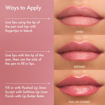 Summer Fridays Flushed Lip Stain 12HR Long-Lasting Lip Tint