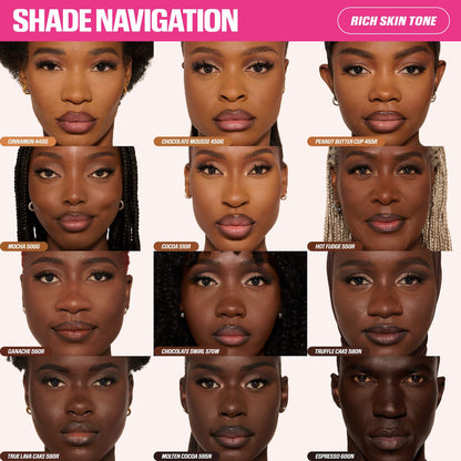 Huda Beauty Easy Blur Natural Airbrush Foundation with Niacinamide - Chocolate Swirl 570W