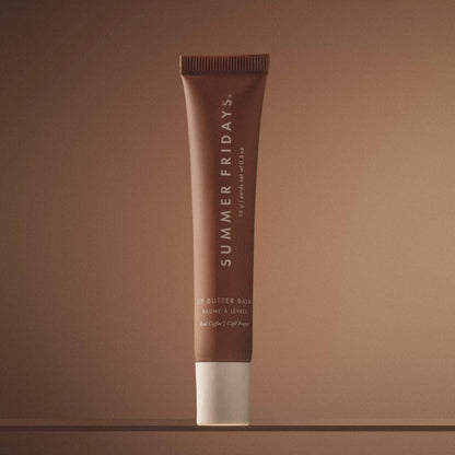 Summer Fridays Lip Butter Balm Treatment for Hydration + Nourishing Shine - Iced Coffee - sheer cocoa