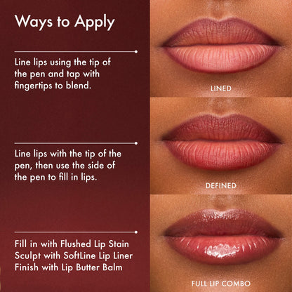 Summer Fridays Flushed Lip Stain 12HR Long-Lasting Lip Tint