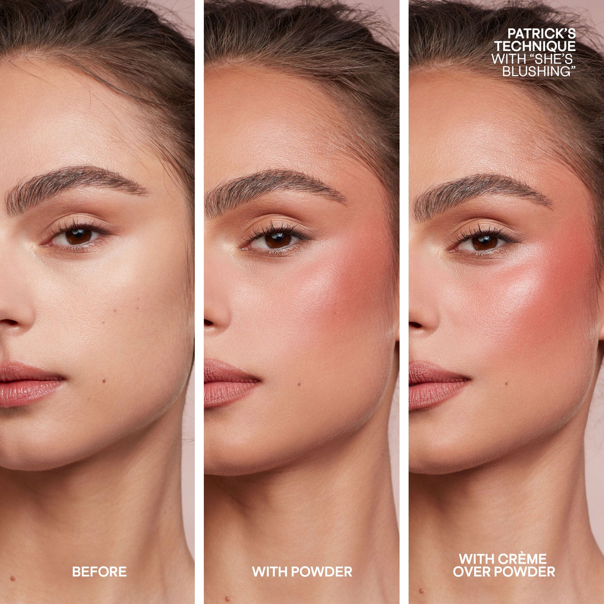 Patrick Ta Mini Major Headlines Double-Take Crème & Powder Blush Duo