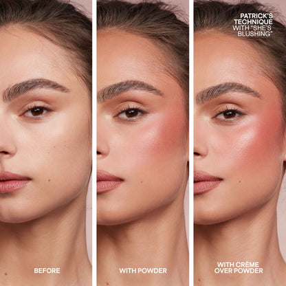 Patrick Ta Mini Major Headlines Double-Take Crème & Powder Blush Duo