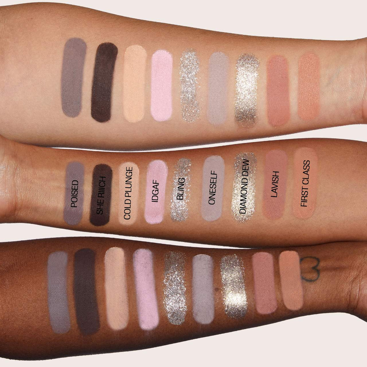 Huda Beauty Icy Nude Eyeshadow Palette - 16,1 g