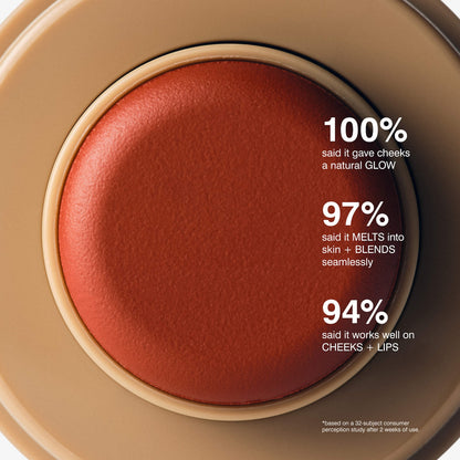 Rhode Pocket Blush Buildable Hydrating Cream Blush - Sun Soak - spiced orange