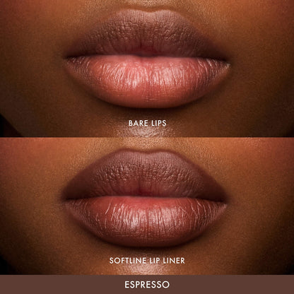 Summer Fridays SoftLine Lip Liner Creamy Sculpting Lip Pencil - Espresso - deep neutral brown