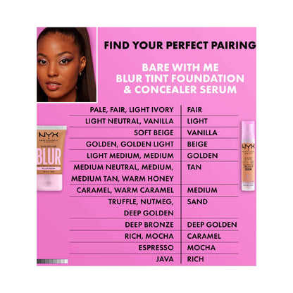 NYX Professional Makeup Bare With Me Blur Tint Foundation