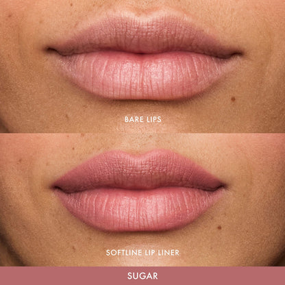 Summer Fridays SoftLine Lip Liner Creamy Sculpting Lip Pencil - Sugar - soft cool pink