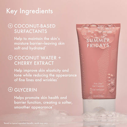 Summer Fridays Pink Dew Gel Cleanser - 150 ml