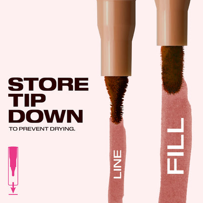 Huda Beauty Kiss Me Lip Contour Stain and Lip Jelly Gift Set - Pink Nude