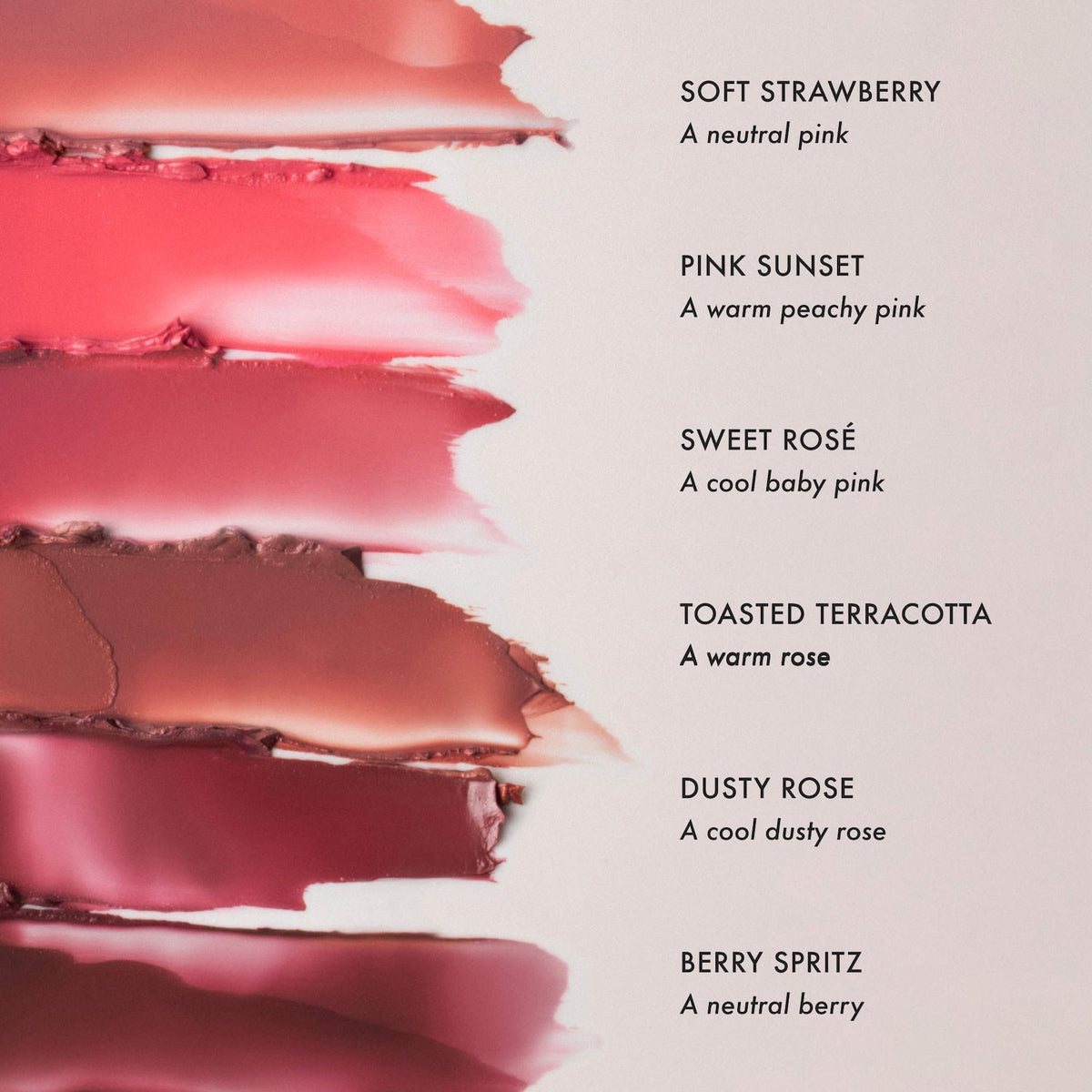 Summer Fridays Blush Butter Balm Hydrating Cream Blush with Peptides - Pink Sunset - warm peachy pink