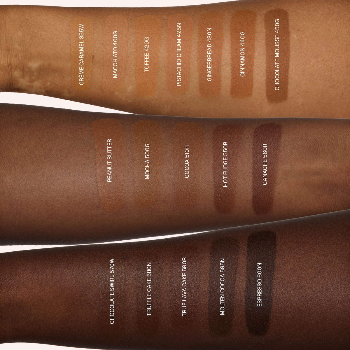 Huda Beauty Easy Blur Natural Airbrush Foundation with Niacinamide - Chocolate Swirl 570W