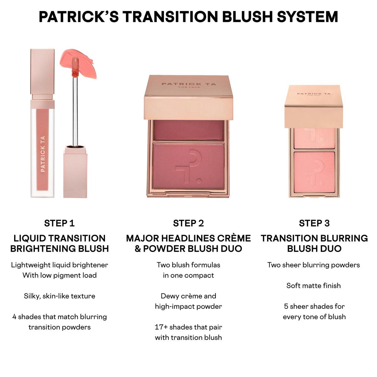 Patrick Ta Beauty Liquid Transition Brightening Blush