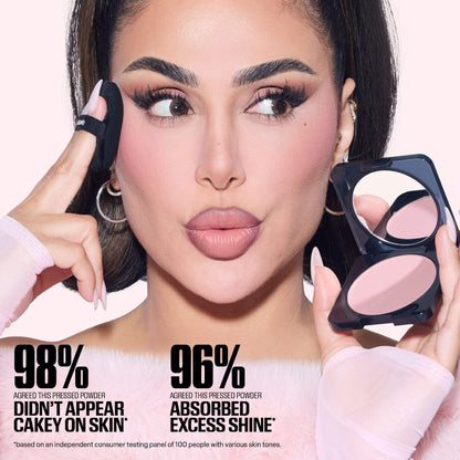 Huda Beauty Easy Bake Airbrush Matte Pressed Setting Powder - Peach Cupcake